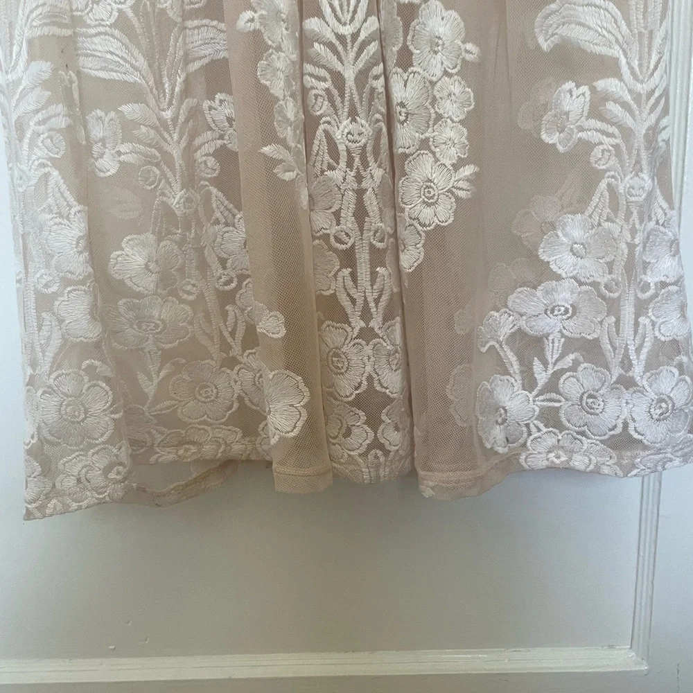 For Love & Lemons Temecula Maxi Dress size SMALL in IVORY - Picture 9 of 9